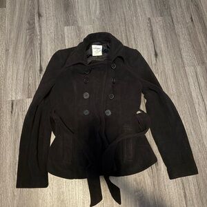 Old Navy Elegant Black Pea Coat